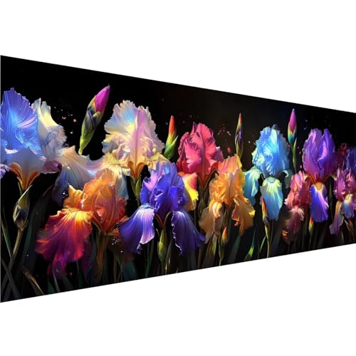 Diamond Painting Farbe Diamant Painting Bilder Blume Diamond Painting Erwachsene Bastelset, 5D Diamond Art Malerei Kinder DIY Mosaikherstellung Stickerei Set für Deko Schlafzimmer, 100x300cm y-39 von Zhngshlg