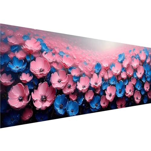 Diamond Painting Farbe Diamant Painting Bilder Blume Diamond Painting Erwachsene Bastelset, 5D Diamond Art Malerei Kinder DIY Mosaikherstellung Stickerei Set für Zimmer Deko Schlafzimmer,50x150cm y-58 von Zhngshlg