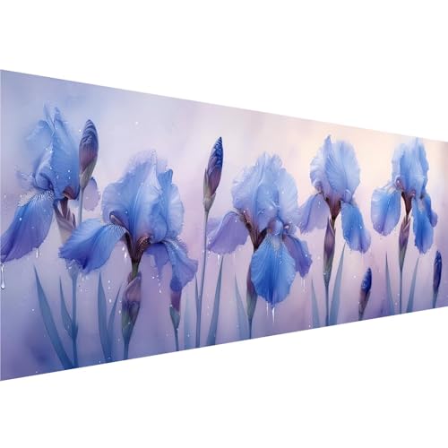 Diamond Painting Farbe Diamant Painting Bilder Blume Diamond Painting Erwachsene Bastelset, 5D Diamond Art Malerei Kinder DIY Mosaikherstellung Stickerei Set für Zimmer Deko Schlafzimmer,50x150cm y-55 von Zhngshlg