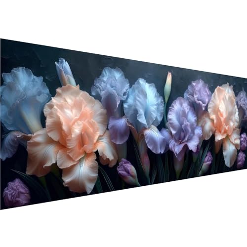 Diamond Painting Farbe Muster, Blume Diamant Painting Bilder Kinder Anfänger, 5D Diamond Painting XXL 40x120cm Leinwand, Bastelset Erwachsene DIY Kreatives für Mädchen Geschenk,Wanddeko Aesthetic y-40 von Zhngshlg