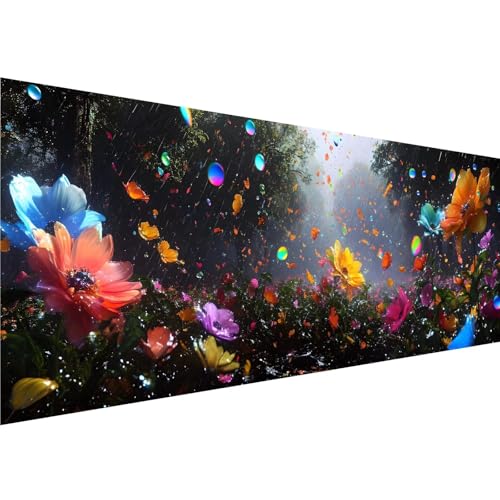 Diamond Painting Farbe Muster, Blume Diamant Painting Bilder Kinder Anfänger, 5D Diamond Painting XXL 40x120cm Leinwand, Bastelset Erwachsene DIY Kreatives für Mädchen Geschenk,Wanddeko Aesthetic y-34 von Zhngshlg