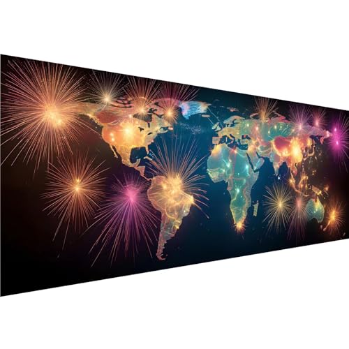 Farbe Diamond Painting Erwachsene Groß XXL 30x90cm Leinwand, 5D Diamant Painting Bilder Karte Muster Design, Full Drill Crystal Art Basteln Painting Set, für Zimmer Deko Wohnzimmer Geschenke, y-13 von Zhngshlg