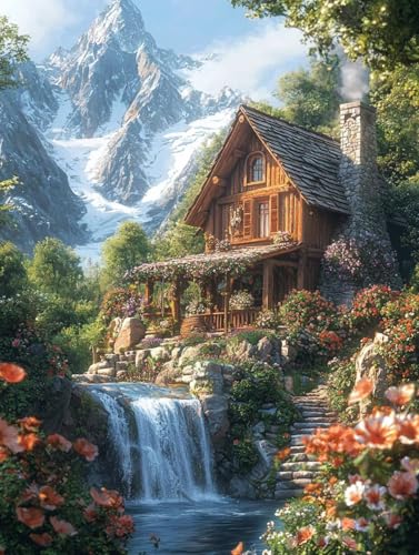 Diamond Painting Landschaft, 5D Diamond Painting Erwachsene kinder Bilder, Herbst Crystal Art Basteln Erwachsene Set, DIY Runde Mosaikherstellung Bastelset für Weihnachten Dekor Geschenk 15X20cm I-13 Diamond Painting Landschaft, 5D Diamond Painting Erwachsene kinder Bilder, Herbst Crystal Art Basteln Erwachsene Set, DIY Runde Mosaikherstellung Bastelset für Weihnachten Dekor Geschenk 15X20cm I-13 von Zhngxogg