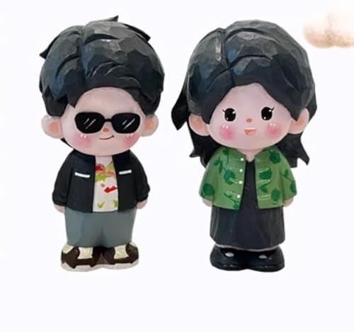 Customized gifts for wooden carved characters, trendy birthday toys, handmade，Custom Figures Personal Statue for Couple&Friends from Photo, Personalized Couple Figurines wooden for Customized Gift von Zhudong