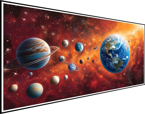 Diamond Painting Erwachsene Sternenhimmel, Diamond Painting Universum Diamond Painting Zubehör, DIY Vollbohrer Diamanten Malerei Stickerei Kreuzstich Bilder, für Schlafzimmer Wanddeko 40x80cm XZ-616 von Zhynfiie