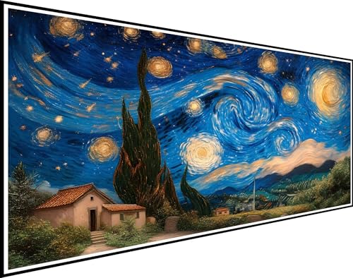 Diamond Painting Erwachsene Sternenhimmel Kabine Diamond Painting, Diamond Painting Kinder, DIY Vollbohrer Diamanten Malerei Stickerei Kreuzstich Bilder für Home Dekoration Geschenke 100x200cm XZ-88 von Zhynfiie