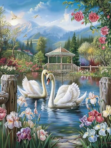 Blume Malen Nach Zahlen Schwan Malen Nach Zahlen Erwachsene mit Rahmen Handgemalt Olgemälde Set Mit 3 - Pinseln und Acrylfarbe Farbige Leinwand Paint by Numbers Adult Deko Wohnzimmer 100x135cm -w9N Blume Malen Nach Zahlen Schwan Malen Nach Zahlen Erwachsene mit Rahmen Handgemalt Olgemälde Set Mit 3 - Pinseln und Acrylfarbe Farbige Leinwand Paint by Numbers Adult Deko Wohnzimmer 100x135cm -w9N von Zhyolei