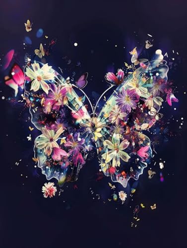 Malen Nach Zahlen Blume Malen Nach Zahlen Erwachsene Schmetterling Paint by Numbers Mit Pinseln und Acrylfarbe Farbige Leinwand Kit für ab 9 Jahre Mädchen Handgemalt Olgemälde 70x95cm mit Rahmen -r48C Malen Nach Zahlen Blume Malen Nach Zahlen Erwachsene Schmetterling Paint by Numbers Mit Pinseln und Acrylfarbe Farbige Leinwand Kit für ab 9 Jahre Mädchen Handgemalt Olgemälde 70x95cm mit Rahmen -r48C von Zhyolei