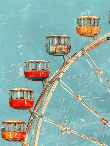Malen Nach Zahlen Spielplatz Malen Nach Zahlen Erwachsene Riesenrad Paint by Numbers Mit 3 - Pinseln und Acrylfarbe Farbige Leinwand Kit für Kinder ab 9 10 Jahre Mädchen 50x65cm ohne Rahmen -y438 Malen Nach Zahlen Spielplatz Malen Nach Zahlen Erwachsene Riesenrad Paint by Numbers Mit 3 - Pinseln und Acrylfarbe Farbige Leinwand Kit für Kinder ab 9 10 Jahre Mädchen 50x65cm ohne Rahmen -y438 von Zhyolei
