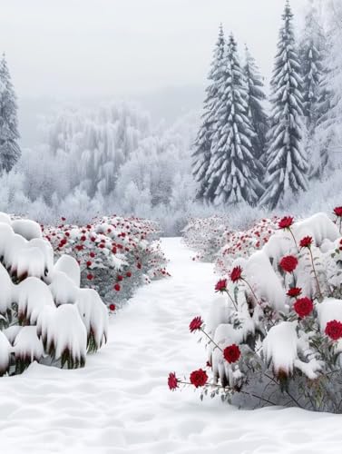Winter Malen Nach Zahlen Blume Malen Nach Zahlen Erwachsene mit Rahmen Handgemalt Olgemälde Set Mit 3 - Pinseln und Acrylfarbe Farbige Leinwand Paint by Numbers Adult Deko Wohnzimmer 100x135cm -w39 Winter Malen Nach Zahlen Blume Malen Nach Zahlen Erwachsene mit Rahmen Handgemalt Olgemälde Set Mit 3 - Pinseln und Acrylfarbe Farbige Leinwand Paint by Numbers Adult Deko Wohnzimmer 100x135cm -w39 von Zhyolei