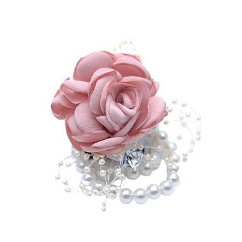 ZiYouao Blumenarmband 2 Stücke Handgelenk Blume Boutonniere(Champagne) von ZiYouao