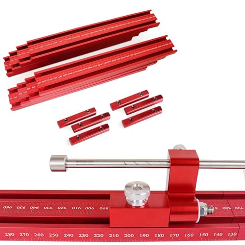 Parallel Edge Guide Rail | Aluminium Alloy Circular Saw Track Set | Rail Joining Set | Rail Bracket Auxiliary Tools | Fixed Guide Rail | Portable Parallel Edge Guide Rail For Woodwork von Ziabxhn