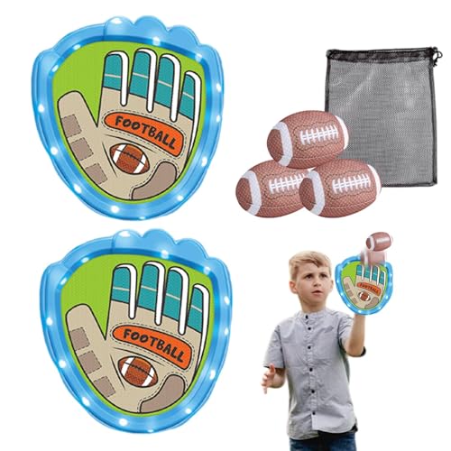 Sticky Ball Catch Game | Sticky Ball Throwing Game Kit | Baseball Training Toy With Adjustable Straps | Baseball Throwing Game Kit | Portable Sticky Ball Catch Game For Camping & Family Gatherings von Ziabxhn