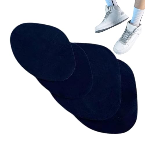 Zibeem Selbstklebende Schuhflicken, Fersenreparaturflicken | PU-Leder-Sneaker-Löcher-Patch,Vorbeugung von Zehen-/Fersenlöchern und Reparatur von Turnschuhen, robuster, unsichtbarer und schützender von Zibeem