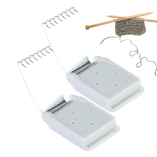 Strickklauengewicht - Strickmaschine Nadel Stricken DIY Zubehör Set von 2 - Verschleißfeste Strickmaschine Teile DIY Handgemachte Werkzeuge von Ziennhu