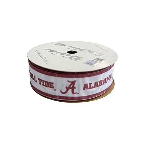 2,2 cm Alabama Ripsband, lizenziert von Divine Creations, offizielles Lizenzprodukt, 2,7 m von Zip Sew Craft