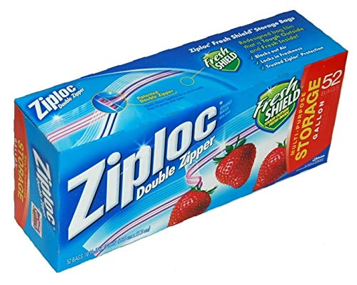 Ziploc Double Zipper Gallon Storage Bags - 52 count by Ziploc von Ziploc