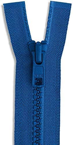 YKK #5 Vislon Royal Blue Medium Weight Jacket Separating Zipper - Choose Your Length - Color: Royal Blue #558 - Made in The United States (1 Zipper Per Pack) (68.6 cm) von Zipperstop