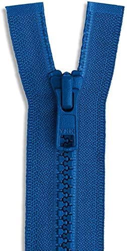 YKK #5 Vislon Royal Blue Medium Weight Jacket Separating Zipper - Choose Your Length - Color: Royal Blue #558 - Made in The United States (1 Zipper Per Pack) (76.2 cm) von Zipperstop