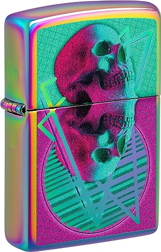 Spectrum Color Skull Mirrored 60006889 von Zippo