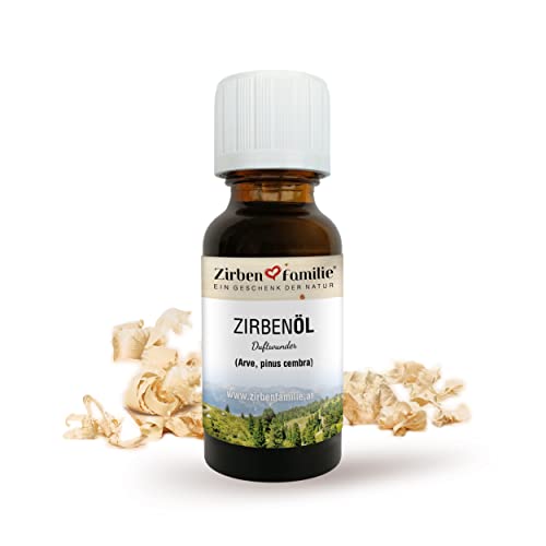 Zirben Familie® ZirbenÖl 20ml • naturbelassenes Duftöl aus den Alpen • von Zirbenkiefern von Zirben Familie