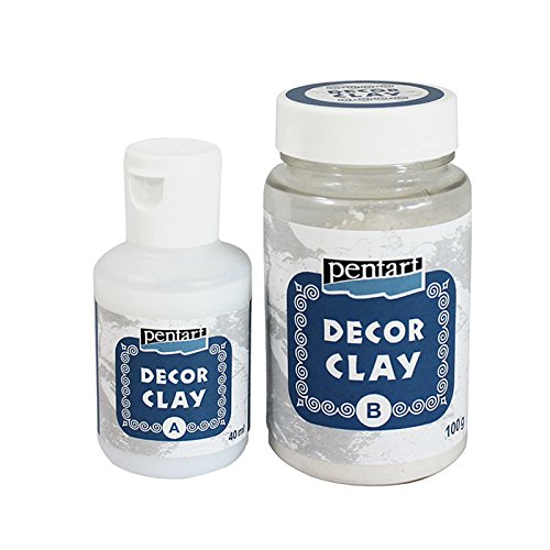 Dekor Clay – Zweikomponenten Gießpulver Set 100g + 40ml. Modellierpulver von Zita's Creative