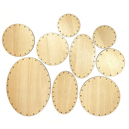 Zita`s Creative Korbboden Set bogig, groß - für Peddigrohr 3mm. Flechten, Korbflechten, MDF Korbboden, Peddigrohr, Flechtmaterial, Flechtset, Rattan von Zita´s Creative