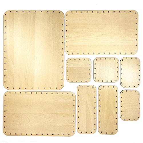 Zita´s Creative Korbboden Set eckig, groß - für Peddigrohr 3mm. Flechten, Korbflechten, MDF Korbboden, Peddigrohr, Flechtmaterial, Flechtset, Rattan von Zita´s Creative