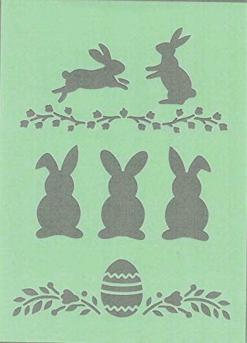 Zita`s Creative Schablone 14,5x20cm - Frohe Ostern. Stencil von Zita`s Creative