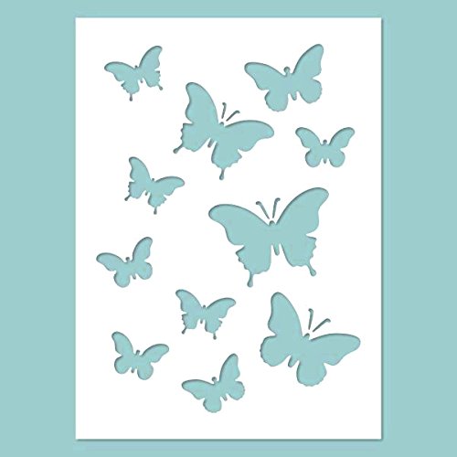 Zita's Creative Schablone - Butterflies. Schablone, Stencil von Zita's Creative