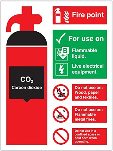 Durable CO2 Feuerlöscher Fire Point Site Safety Feuerlöscher Metall-Blechschild – 20,3 x 30,5 cm Durable CO2 Feuerlöscher Fire Point Site Safety Feuerlöscher Metall-Blechschild – 20,3 x 30,5 cm von Ziwarsich