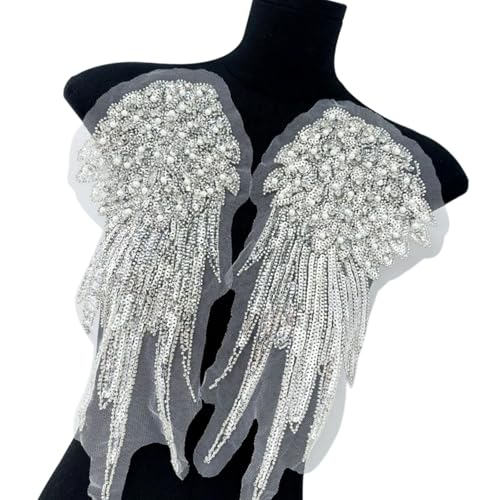 1Pair Stylish Sticked Wing Patches Frauen Schulterdekorationen Für Freizeitkleidung Und Event Dressing von Zktfyshk