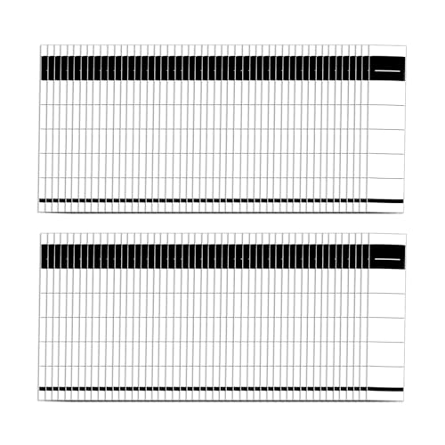 Zktfyshk 100 Stück selbstklebende Ordneretiketten, Ordnerrücken-Aufkleber, selbstklebende Ordnerrücken-Aufkleber für Bürobedarf von Zktfyshk