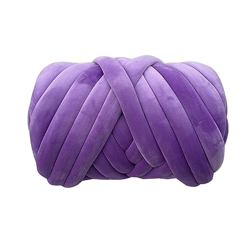 Zktfyshk Tube Yarn Big Twist Tube Garn zum Stricken, Zopf, Baumwollfaden für handgefertigte Decken, Kissen, Tiernest von Zktfyshk