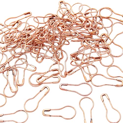 100 Pcs Farbenfrohe Metallsicherheitsklammern Kürbisform Pin Metall Häkelsperrnähte Zum Stricken Von Handwerk von Zkydhbd