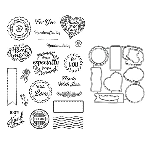 Clear Scrapbooking Stamper And Cut Stempel Valentinstag Präge Schneiden Stirbt von Zkydhbd