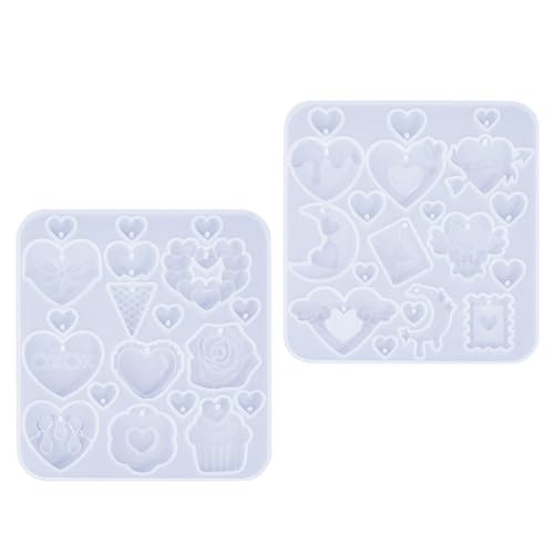 Set Von 2 Silikonherzohrringformen Leicht Zu Bedienen Und Ohrverzierung Für Und Schmuckhersteller Kundenspezifische Schmuckdesigns Set Von 2 Silikonherzohrringformen Leicht Zu Bedienen Und Ohrverzierung Für Und Schmuckhersteller Kundenspezifische Schmuckdesigns von Zkydhbd
