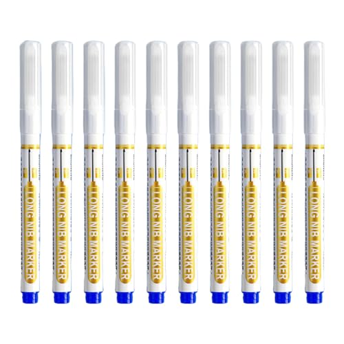 Zkydhbd 10pcs Multi Color Wasserdichte Carpenter Stifte Langer Tiefe Loch Marker Für Holzbearbeitung Langer Tiefes Loch 20mm Nib Permanente Marker Zkydhbd 10pcs Multi Color Wasserdichte Carpenter Stifte Langer Tiefe Loch Marker Für Holzbearbeitung Langer Tiefes Loch 20mm Nib Permanente Marker von Zkydhbd