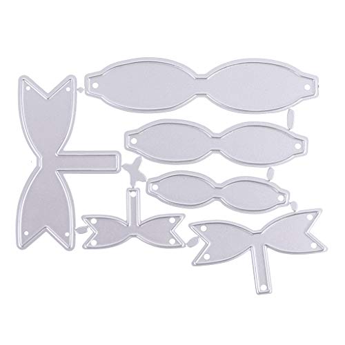 Zkydhbd Metall Stanzformen Mit Zarten Bändern Und Schleifen Valentinstag Stanzform Prägeskript Stanzformen Für Scrapbooking Tagebuchverzierungen von Zkydhbd