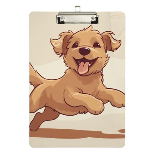 Niedliche Hunde- und Ball-Klemmbretter, niedriges Profil, niedliche Klemmbretter für Frauen, A4, Briefgröße, 31,8 x 22,9 cm, silberfarbener Clip Niedliche Hunde- und Ball-Klemmbretter, niedriges Profil, niedliche Klemmbretter für Frauen, A4, Briefgröße, 31,8 x 22,9 cm, silberfarbener Clip von Zltegako