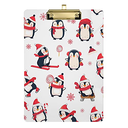 Pinguin-Klemmbrett aus Kunststoff mit flachem Profil, niedliche Klemmbretter für Kinder, Krankenschwestern, Ärzte, Acryl-Klemmbretter, Standard-A4, Briefgröße, Klemmbrett für Büro, Schule, 31,8 x 22,9 Pinguin-Klemmbrett aus Kunststoff mit flachem Profil, niedliche Klemmbretter für Kinder, Krankenschwestern, Ärzte, Acryl-Klemmbretter, Standard-A4, Briefgröße, Klemmbrett für Büro, Schule, 31,8 x 22,9 von Zltegako