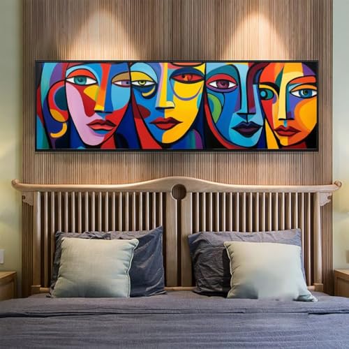 5D Diamond Painting Abstrakt Gesicht Diamond Painting Erwachsene/Kinder, DIY Diamond Art Diamant Painting Bilder, Kristall Strass Diamant Malerei Basteln für Home Wand Décor, 11.8x27.5 Inch/30x70 cm 5D Diamond Painting Abstrakt Gesicht Diamond Painting Erwachsene/Kinder, DIY Diamond Art Diamant Painting Bilder, Kristall Strass Diamant Malerei Basteln für Home Wand Décor, 11.8x27.5 Inch/30x70 cm von Znnegxiia