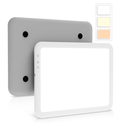 Zocelight Superhelles Lichtpad A3 (41,4 x 31 cm) mit 3500 mAh Akku, 6 Stufen dimmbarer Cricut-Tisch, 3 Farbtemperaturen, Leuchttisch für Kinder, Leuchtkasten zum Nachzeichnen, Jäten von Vinyl, von Zocelight