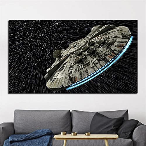 5D Diamond Painting Set,Raumschiff DIY Diamant Painting Kits für Erwachsene Kinder,Full Crystal Strass Stickerei Arts Craft,für Wohnzimmer,Schlafzimmer Und Home Wand Decor 70x140cm/27x55in von Zocunzi