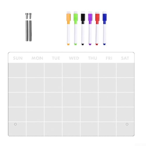 Zoegneer Kühlschrank-Magnet-Kalender, Monats- und Wochenplaner, organisieren Sie wichtige Termine und Aufgaben von Zoegneer