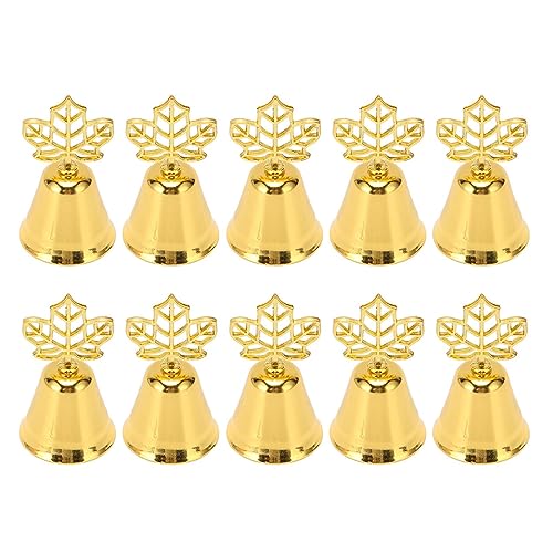 10 Stück Tischnummernhalter, goldene glockenförmige Tischkartenhalter, Fotobildhalter, Tischschildständer, für Tafelaufsätze, Hochzeitsempfang, Party, Geburtstag (Gold) von Zoeyilan