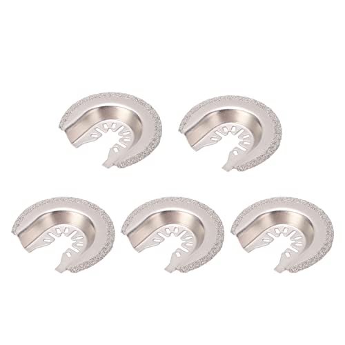 Diamond Oscillating Tool Blade, Diamond Oscillating Blade, 5Pcs Oscillating Saw Blades Universal Diamond Carbide for Tile Grout Concrete Masonry Removal von Zoeyilan