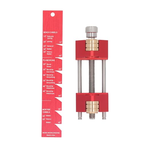 Meißelschärfen, Aluminiumlegierungsmeißel und Flugzeuge Meißelschärfen mit Winkelmesser für Holzbearbeitung von Zoeyilan