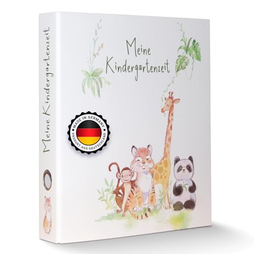 Zogler & Holzapfel Kindergarten Ordner | Inkl. E-Book und Hörbuch | In Deutschland produziert | Meine Kindergartenzeit | Kinder Ordner DIN A4 | Sammelordner | Portfolio Kita Mappe von Zogler & Holzapfel