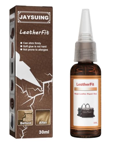 120 ml Lederkleber, Leder Kleber, Lederkleber Extra Stark, Leder Kleber Reparatur, Kleber für Leder, zur Verklebung von Leder und Leder, Leder und Untergründen aus unterschiedlichen Materialien von Zokuur